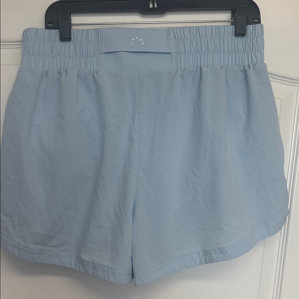 Varley Sky Blue Athletic Shorts - Picture 2 of 4